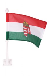 Ungarische Autofahne mit Wappen