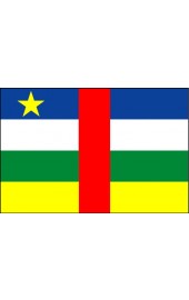 Zentralafrikanische Republik Flagge