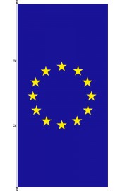 EU Flagge mit Karabinerkonfektion