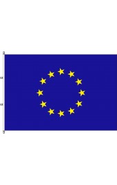 EU Flagge mit Karabinerkonfektion