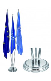 Indoor Silber Zimmerfahnen 3Fach glänzend