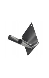 Feuerverzinkter Fahnenhalter 2Fach Rhombus