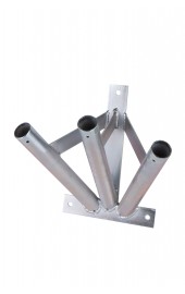 Feuerverzinkter Fahnenhalter 3Fach