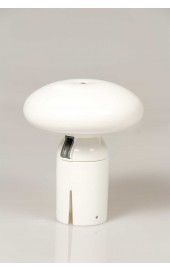 Fahnenmast weiß pilzkopf mit  halter 56mm