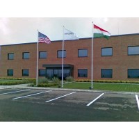 Nationalflaggen mit Karabinerkonfektion im Querformat