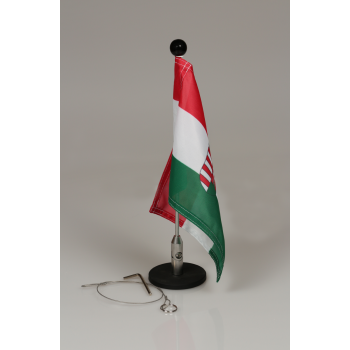 Magnetisch haftender Autofahnenhalter