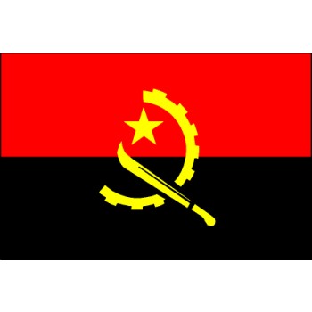 Angola Flagge