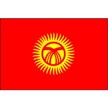 Kirgistan Flagge