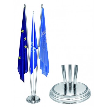 Indoor Silber Zimmerfahnen 3Fach glänzend