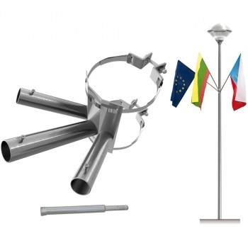 Lichtmasthalterung 3Fach