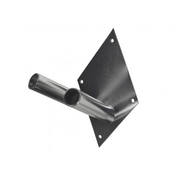 Feuerverzinkter Fahnenhalter 2Fach Rhombus