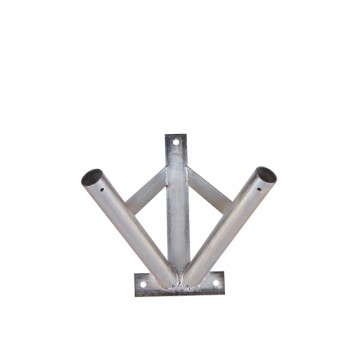 Feuerverzinkter Fahnenhalter 2Fach