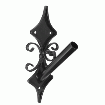 Schmiedestahl Fahnenhalter