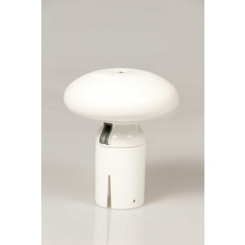 Fahnenmast weiß pilzkopf mit  halter 56mm